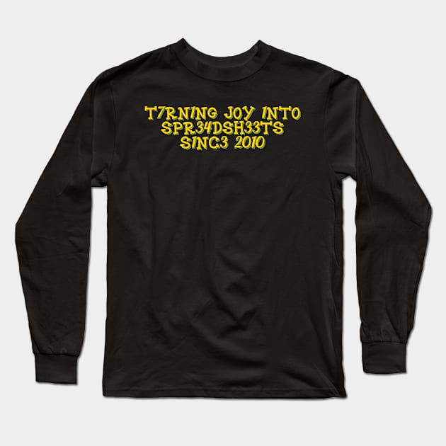 Accountant Turning Joy Into Spreadsheets Since 2010 Long Sleeve T-Shirt by ardp13